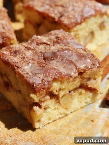 cinnamon apple fritter cake