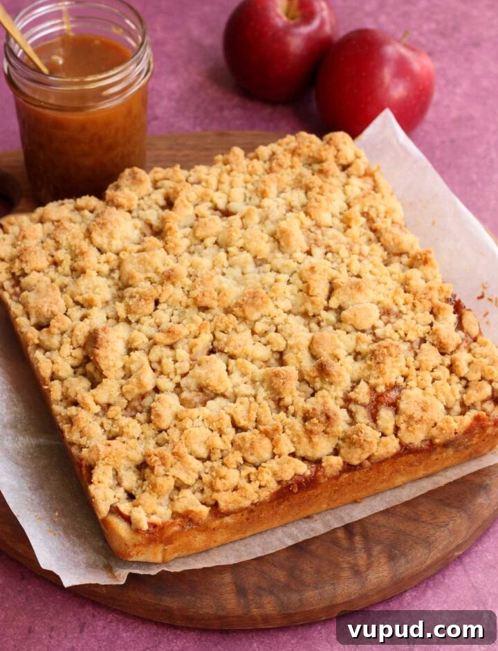 Brown Butter Caramel Apple Crumb Cake Recipe 4 caramel apple crumb cake