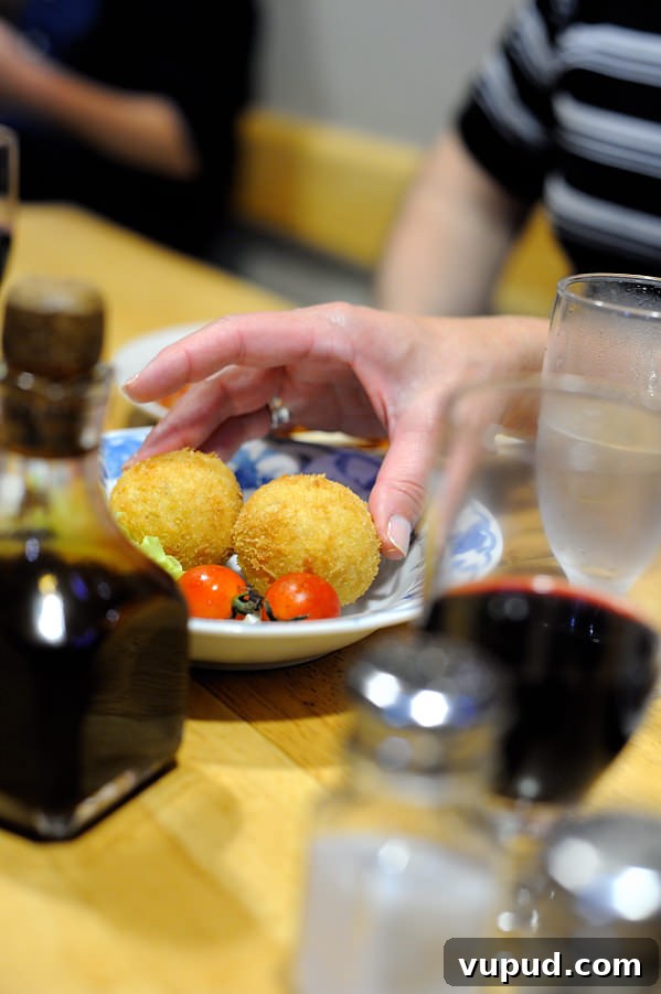Temples and Tempura: Kyoto’s Top Cultural Sites and Must-Try Eats 14 fried camembert cheese balls Japanese restaurant