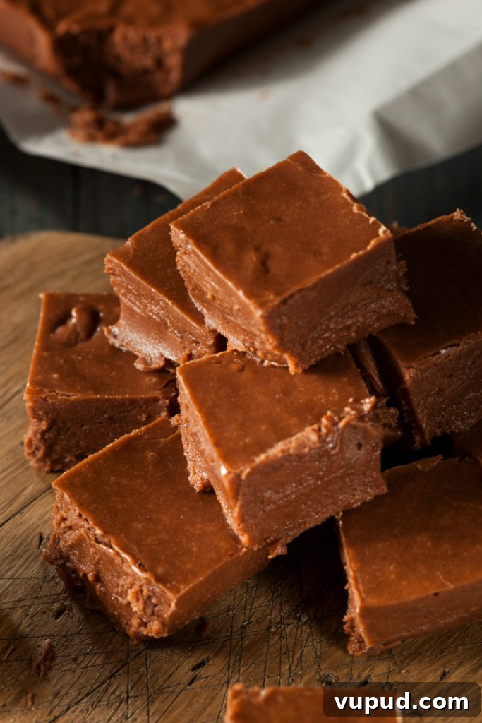 3-Ingredient No-Bake Chocolate Fudge Recipe 2 Easy Chocolate Fudge Recipe
