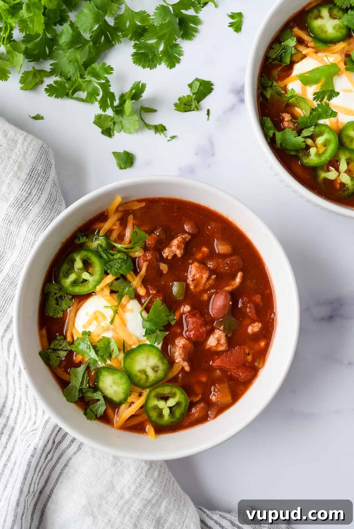 Slow Cooker Turkey and White Bean Chili Recipe 2 Slow Cooker Turkey and Bean Chili