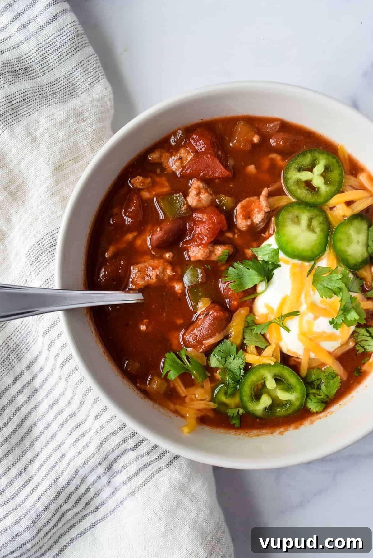 Slow Cooker Turkey and White Bean Chili Recipe 3 Slow Cooker Turkey and Bean Chili