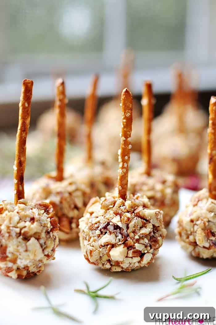 27+ Festive Christmas Finger Food Appetizers for Holiday Parties 14 Mini Cheese Ball Bites