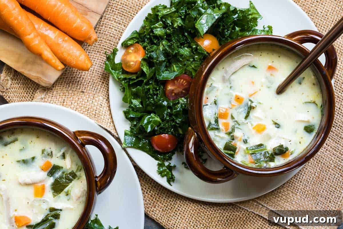 20 Comforting Soup Recipes to Warm Your Soul 10 Creamy Chicken Florentine Soup