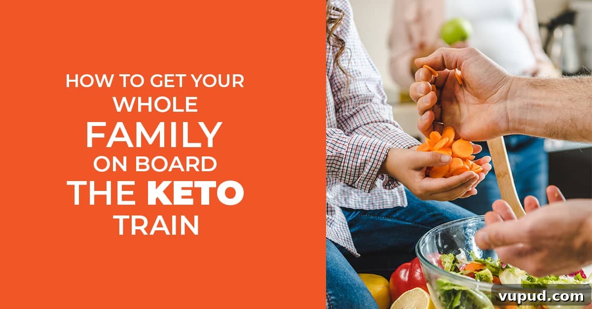 Getting Your Whole Family on Board with Keto: Practical Tips 2 Getting the whole family on board the keto train might feel draining. There is a trick to getting everyone to love your keto food. Learn how to do it here!