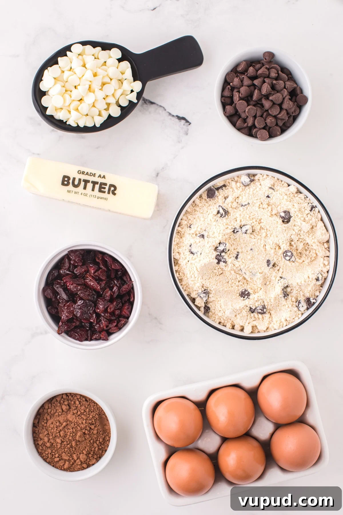 ingredients needed to make black forest cookies