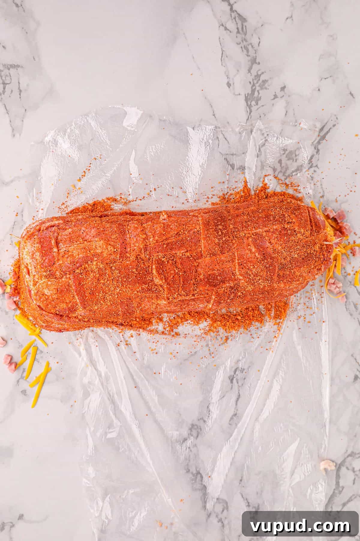 Smoked Breakfast Fatty: Savory Brisket-Wrapped Morning Roast 12 Liberally Adding Sweet & Smoky Seasoning to Rolled Breakfast Fatty Recipe