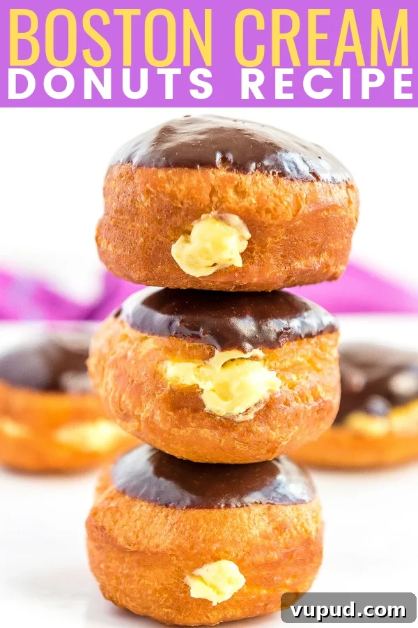 Boston Cream Donuts: Where to Find & How They're Made in Boston 13 These Easy Boston Cream Donuts are made with refrigerated biscuits for a quick method that will have you enjoying a fried, cream-filled, chocolate-topped donut in no time!