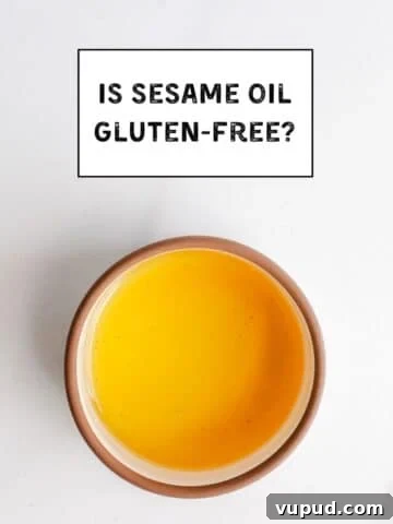A small bowl with sesame oil.