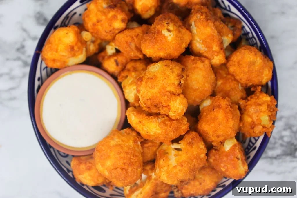 Crispy Buffalo Cauliflower in the Air Fryer: Tangy & Spicy Bites 7 img 37872 5