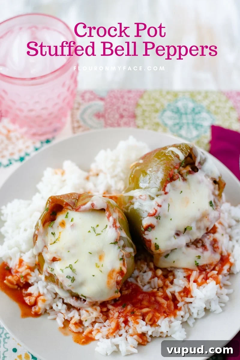 Crock Pot Stuffed Bell Peppers recipe Crock Pot Stuffed Bell Peppers recipe
