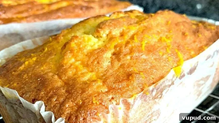 Moist Lemon or Orange Pound Loaf Cake