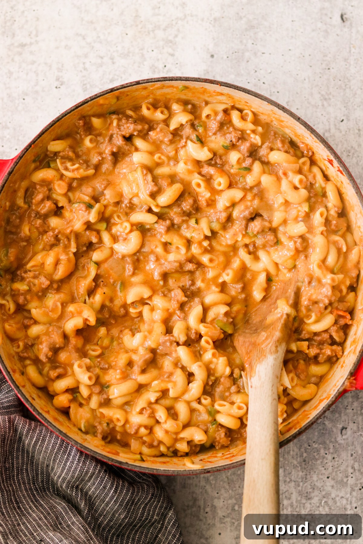 One-Pot Homemade Hamburger Helper: Quick Family Dinner 5 a large pot filled with this hamburger helper recipe