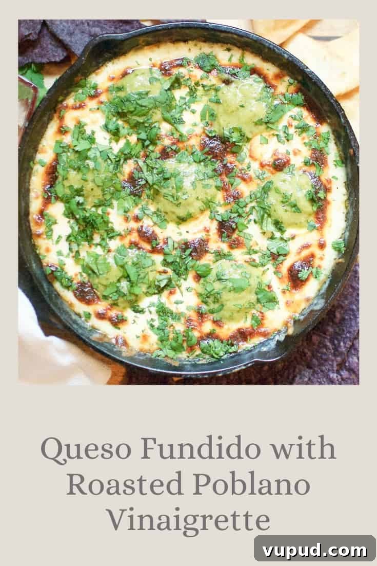 Pumpkin Hummus with Rosemary and Roasted Garlic Recipe 12 Queso Fundido with Roasted Poblano Vinaigrette