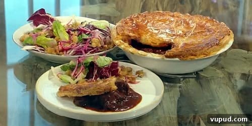 Coconut Chili Beef Shin Pie with Bitter Leaf Salad Recipe 2 img 43870 1