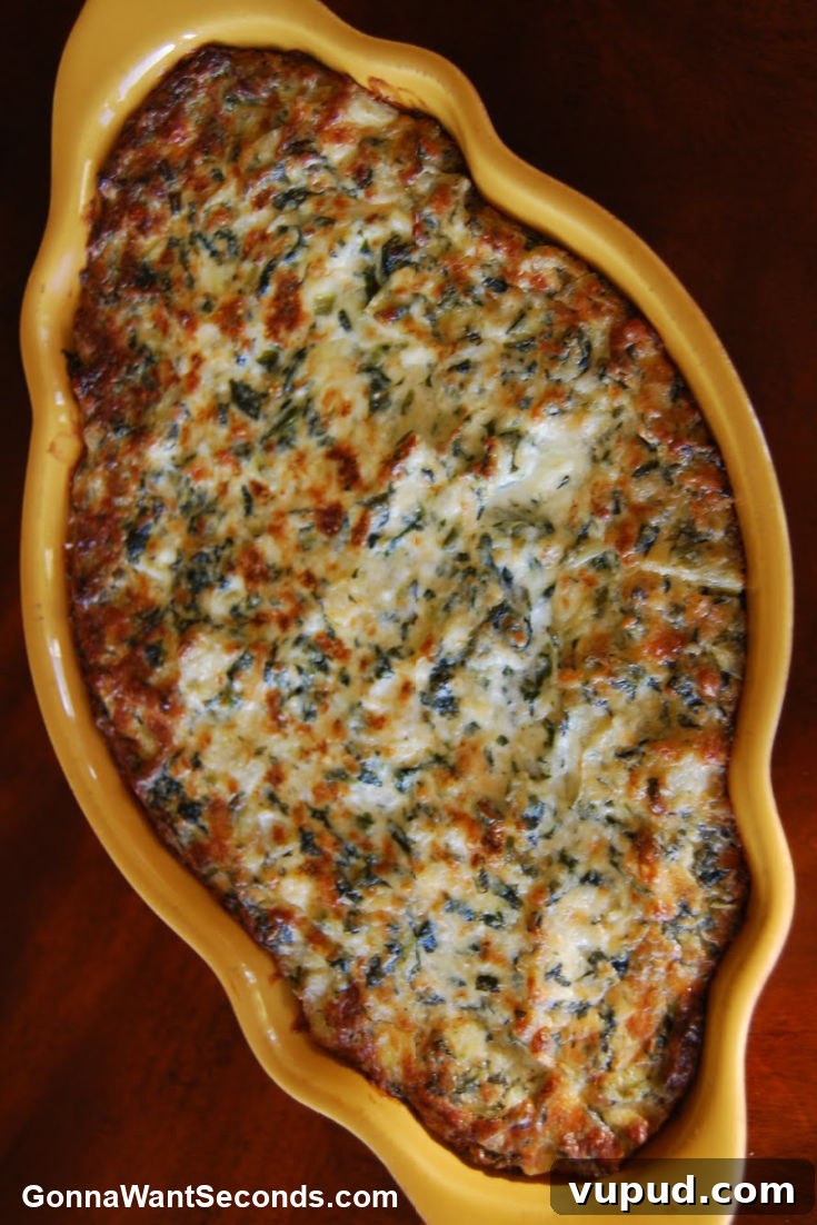 easy spinach and artichoke dip