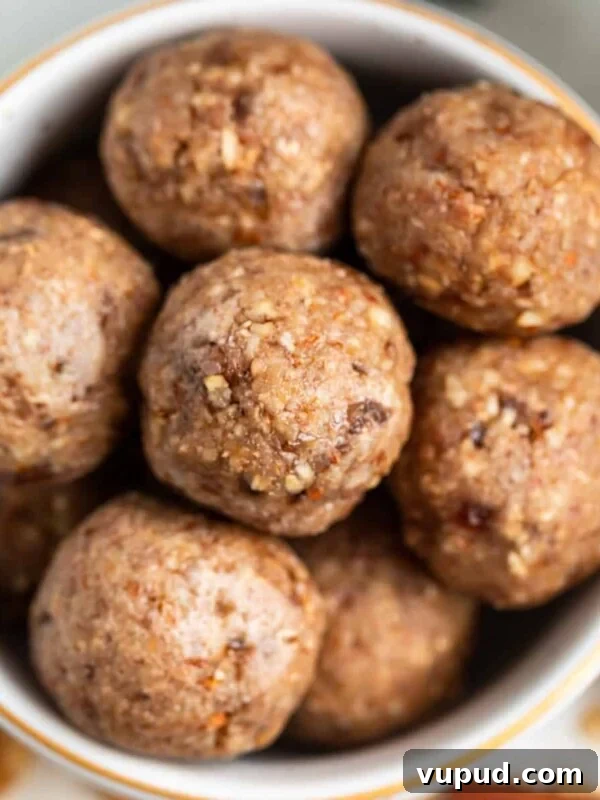 How to Make Creamy Greek Yogurt Bark with Fruit & Nuts 11 Bowl of no bake banana bread bites.