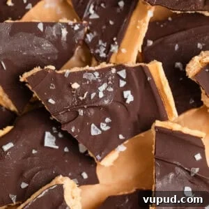 How to Make Creamy Greek Yogurt Bark with Fruit & Nuts 12 Peanut butter and dark chocolate frozen Greek yogurt bark arranged on parchment with sea salt on top.