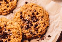 Pumpkin Oatmeal Chocolate Chip Cookies Recipe for Fall Baking