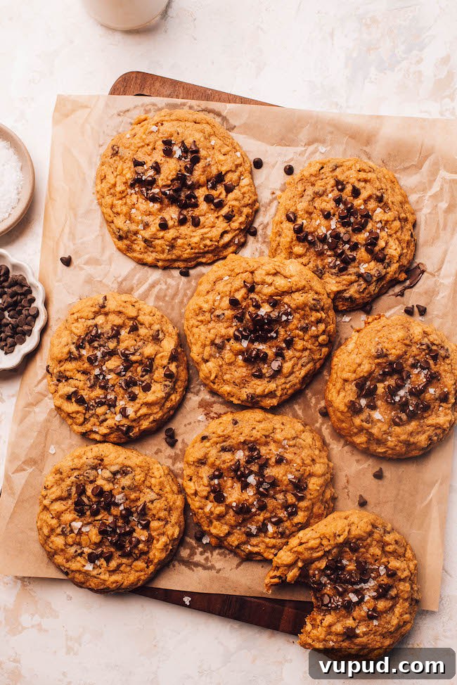 Pumpkin Oatmeal Chocolate Chip Cookies Recipe for Fall Baking 3 img 4491 2