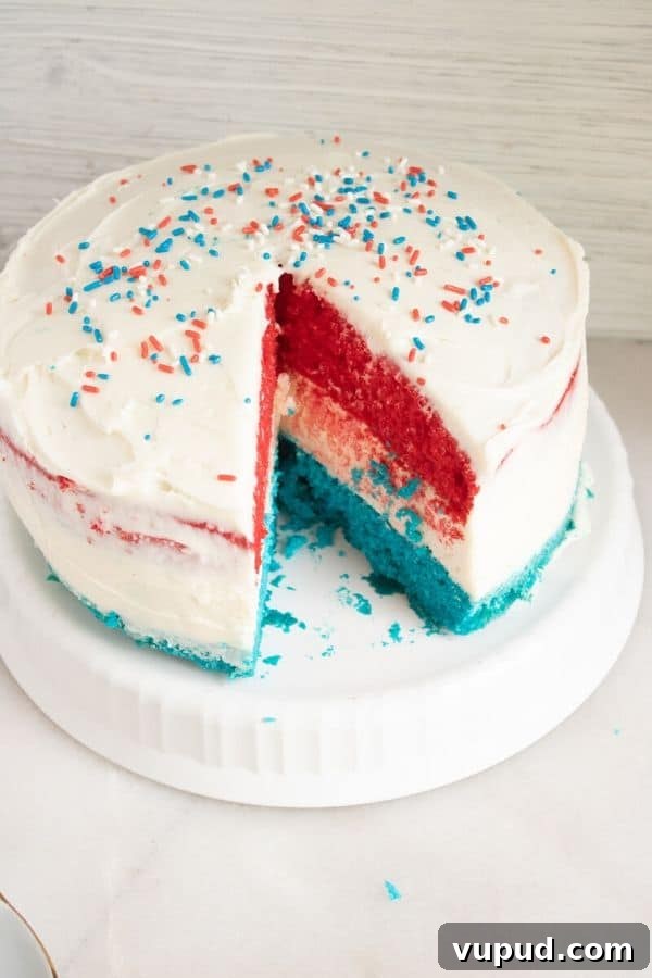 4th of july cake