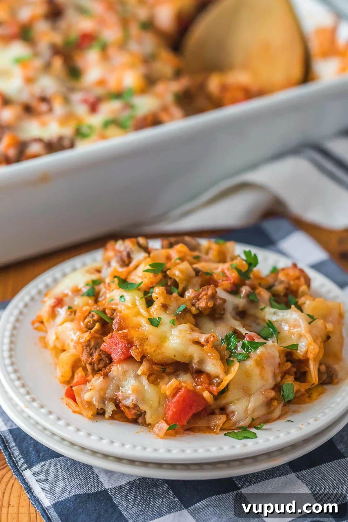Hearty Stuffed Cabbage Casserole Recipe for Weeknight Dinners 3 single serving of ground beef with cabbage one-pot dish