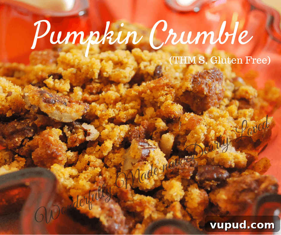 Pumpkin Puree Uses and Recipes for THM E, S, and FP Plans 4 Pumpkin Crumble (THM S, Gluten Free, Low Carb)