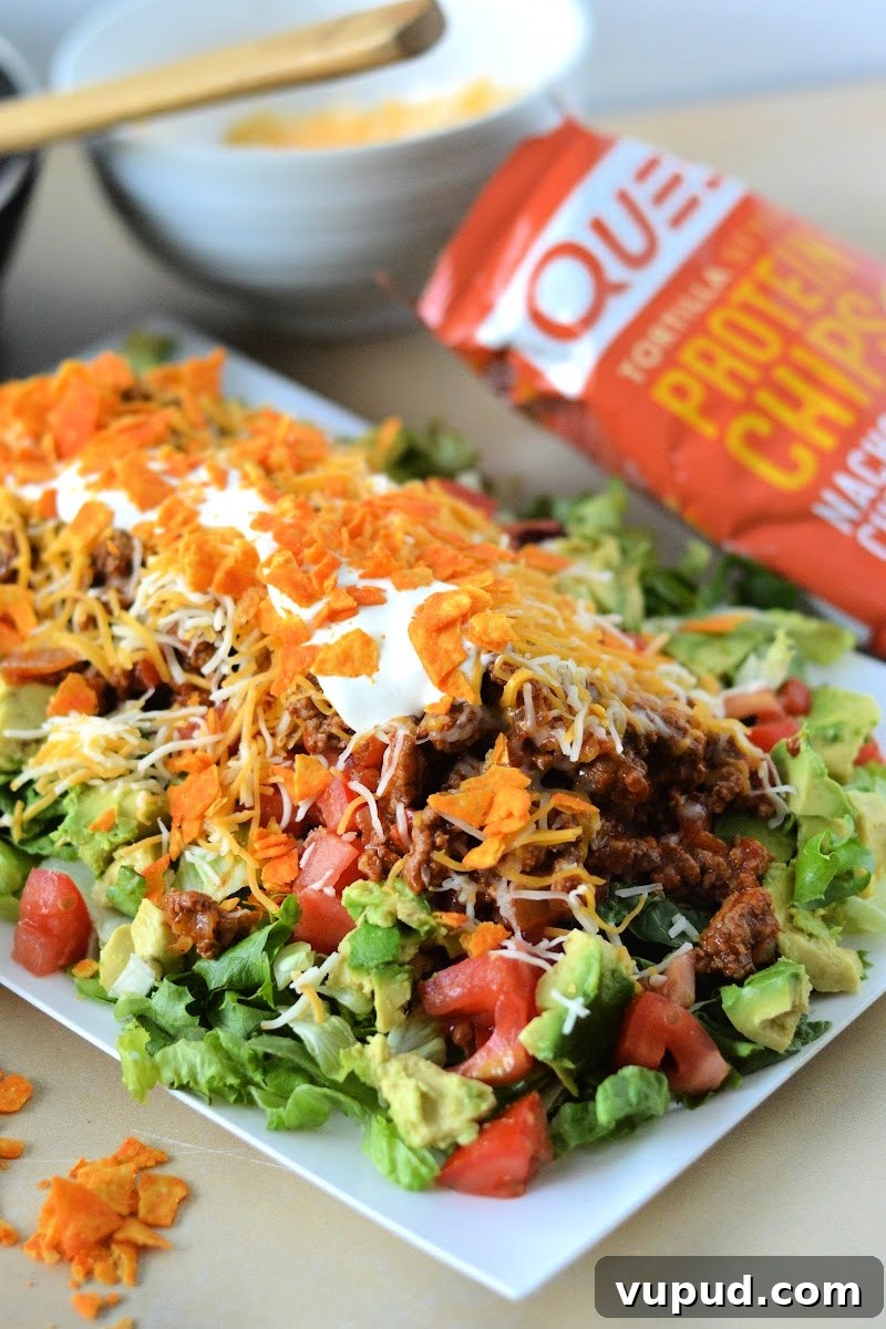 Low-Carb Ground Beef Chili Salad Recipe for Flavorful Weeknights 5 Low Carb Ground Beef Chili Salad
