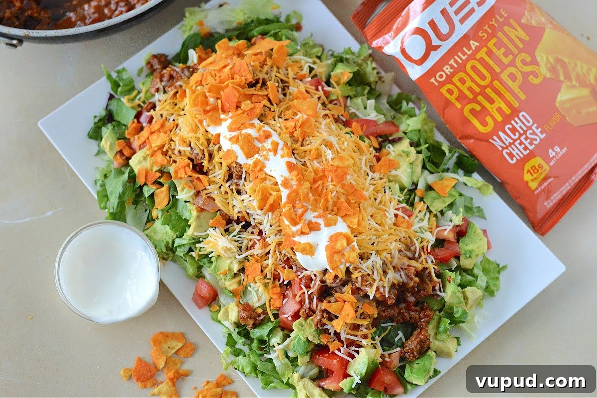 Low-Carb Ground Beef Chili Salad Recipe for Flavorful Weeknights 7 Low Carb Ground Beef Chili Salad