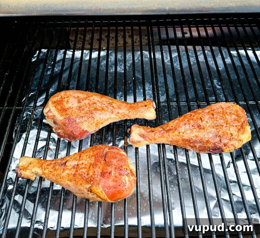 Smoky Traeger Turkey Legs Recipe: Juicy Wood-Fired Flavor 9 turkey legs on a Traeger smoker pellet grill