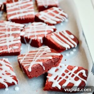 Red Velvet Dessert Bars with WW Points and Nutrition Info 5 Baked red velvet bars