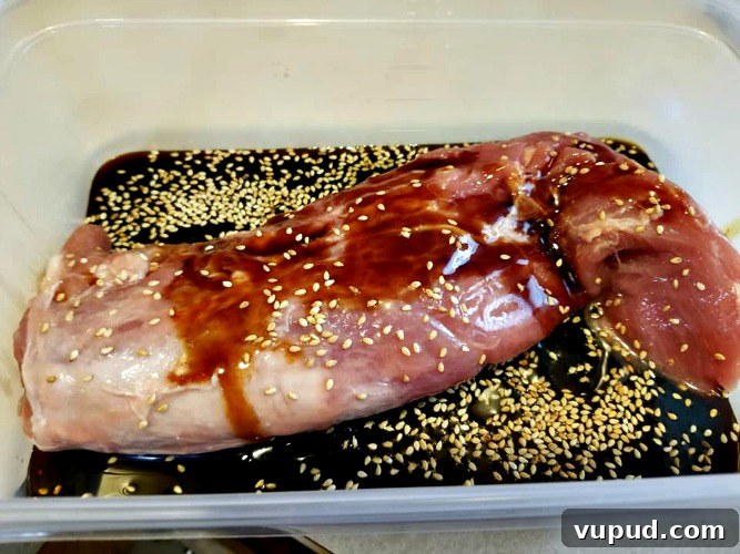 Sticky Teriyaki Grilled Pork Tenderloin Recipe 3 Grilled Teriyaki Pork Tenderloin Recipe is a great way to have Chinese at home with a fun twist on it! Pair up with fried rice for a great home dinner.