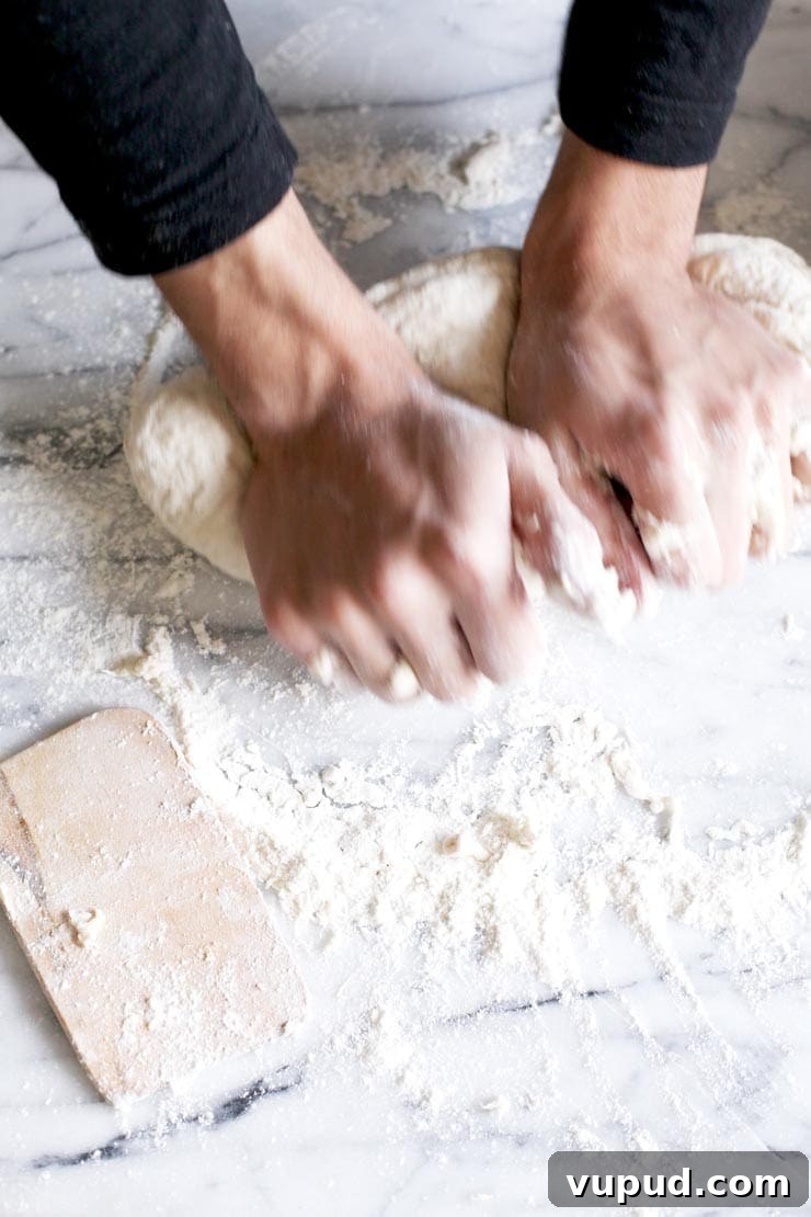 Authentic New York Bagel Recipe: Classic Boiled & Baked Method 7 Kneading Dough for New York-Style Bagel Recipe