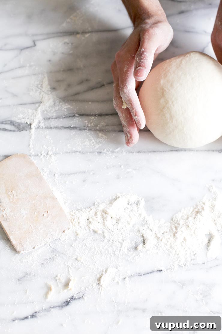 Authentic New York Bagel Recipe: Classic Boiled & Baked Method 8 Dough in hands