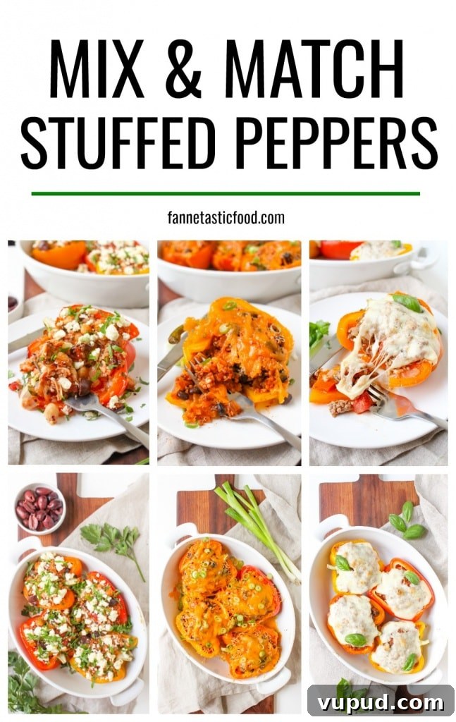 Stuffed Peppers Recipe Ideas: Mix-and-Match Fillings for Every Meal 2 Mix & Match Healthy Stuffed Peppers