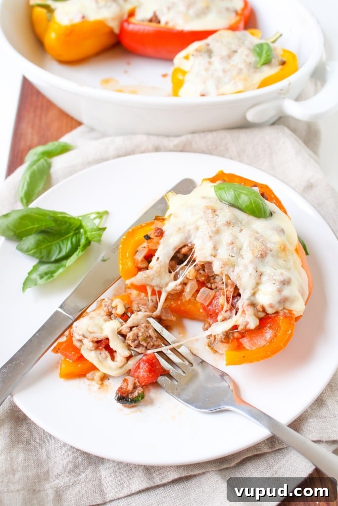 Stuffed Peppers Recipe Ideas: Mix-and-Match Fillings for Every Meal 15 Ground Turkey + Brown Rice + Italian-Inspired Seasoning + Sliced Fresh Mozzarella Cheese mix and match stuffed peppers recipe