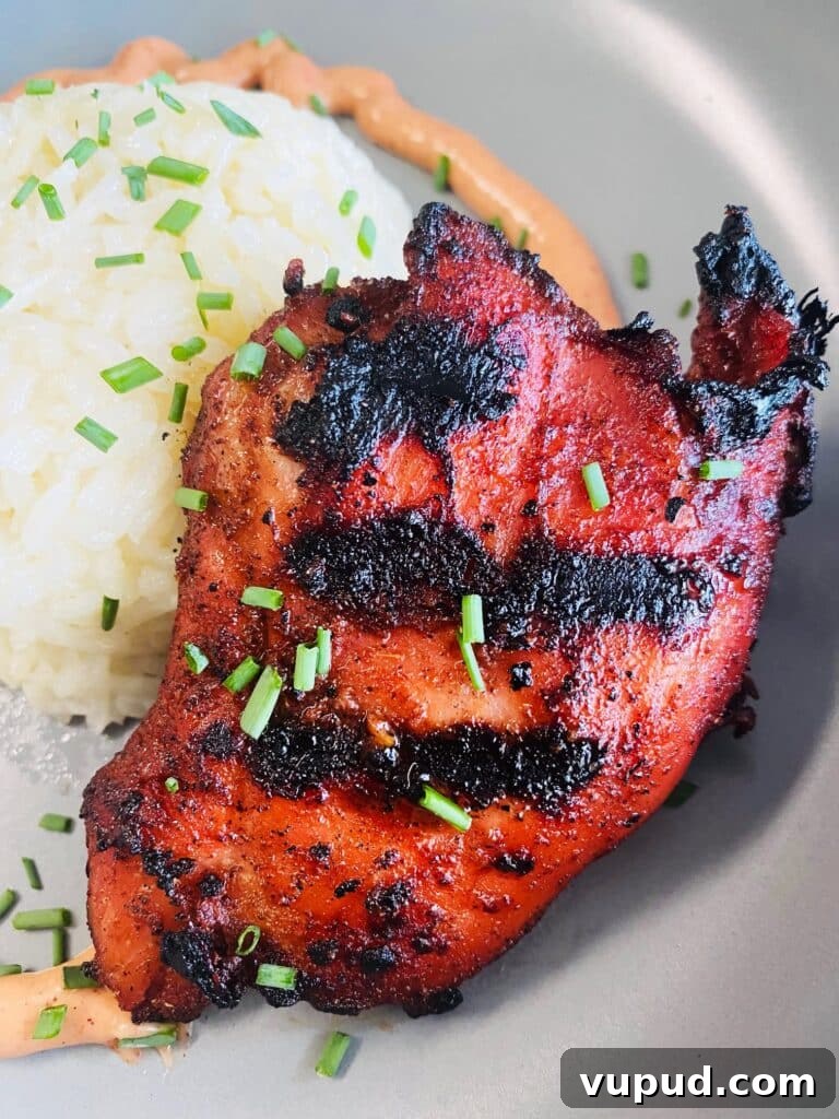 Korean-Style Grilled Chicken Thighs with Sticky Gochujang Glaze 6 Grilled Char Siu Chicken