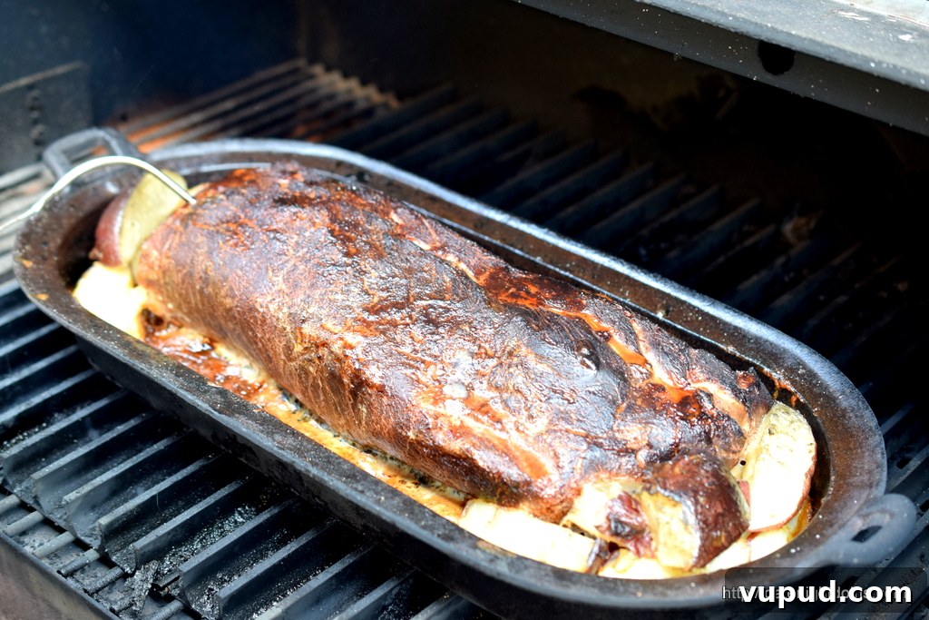 Pork Loin in Savory Bacon Gravy Recipe 7 Pork Loin on the Grill