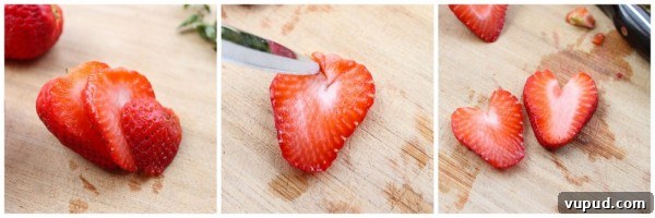 Coconut Frosted Sugar Cookies with Fresh Strawberry Hearts 4 strawberry Collage
