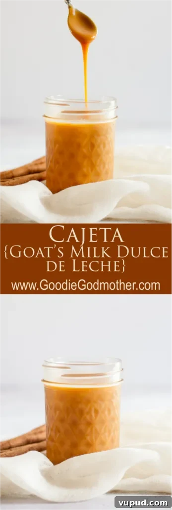 How to Make Cajeta (Goat’s Milk Dulce de Leche) 7 Cajeta, a goat's milk version of dulce de leche, is a delicious caramel for desserts. You can make dulce de leche from scratch using either goat's milk, or cow's milk. * Recipe on GoodieGodmother.com