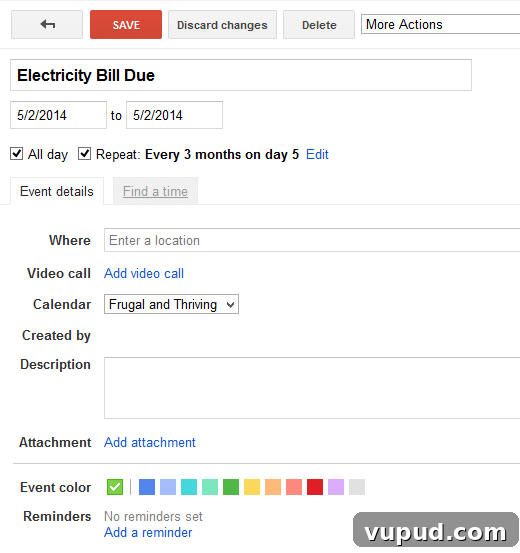 Streamlined Bill Management System to Prevent Missed Payments and Fees 4 google calendar bill payment system