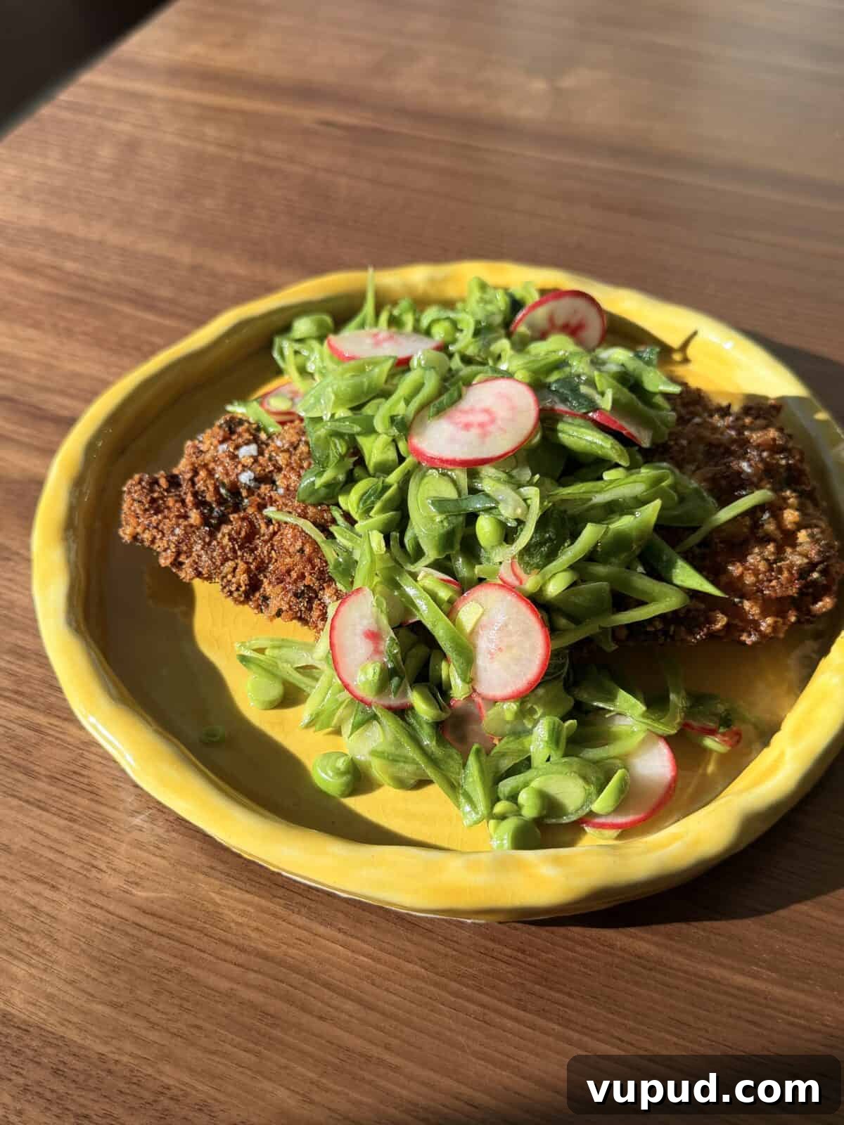 Spring Chicken with Snap Pea and Mint Salad 2 Spring Chicken with Snap Pea Salad