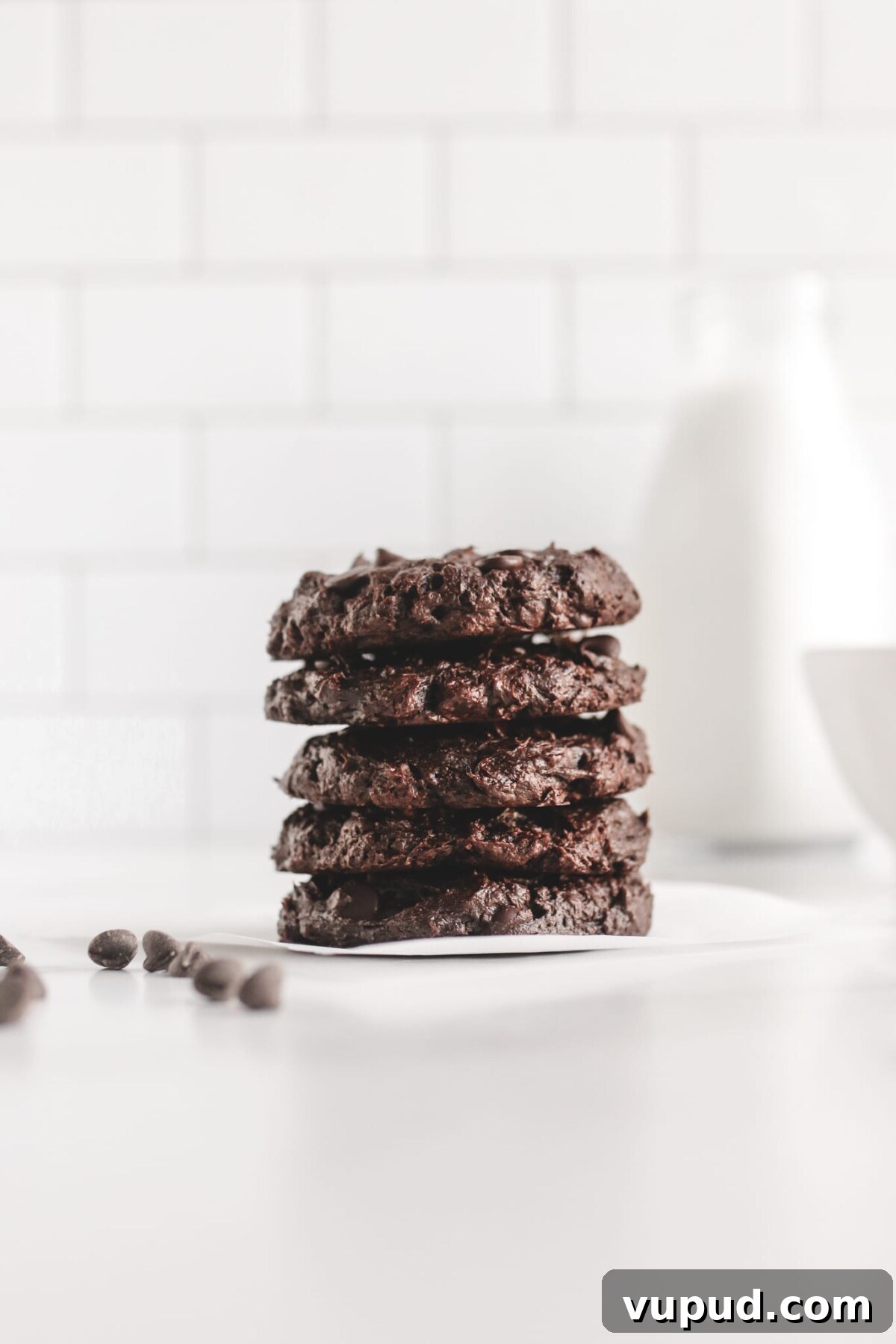 Flourless Vegan Chocolate Avocado Cookies — Guilt-Free Treat 2 Flourless Chocolate Avocado Fudge Cookies Veggiekins