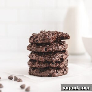Flourless Vegan Chocolate Avocado Cookies — Guilt-Free Treat 4 Flourless Chocolate Avocado Fudge Cookies Veggiekins