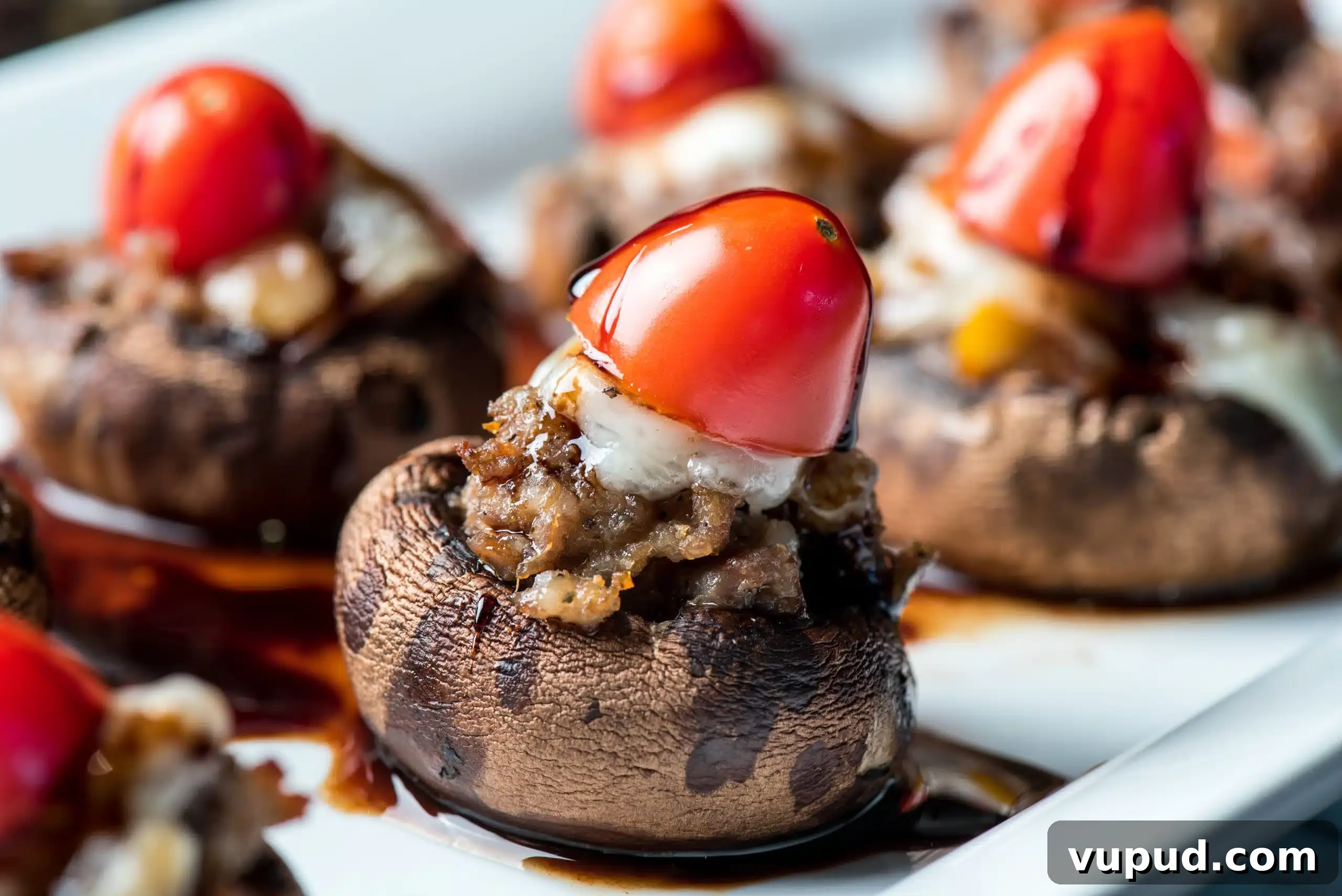 Sausage, Mushroom & Pepper Breakfast Casserole for Busy Mornings 7 Sausage Stuffed Baby Portobello with Manchego