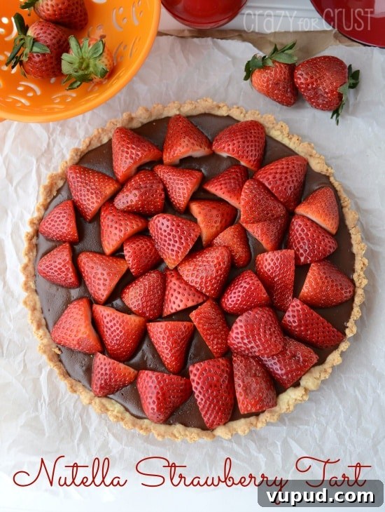 Nutella Strawberry Tart Nutella Strawberry Tart