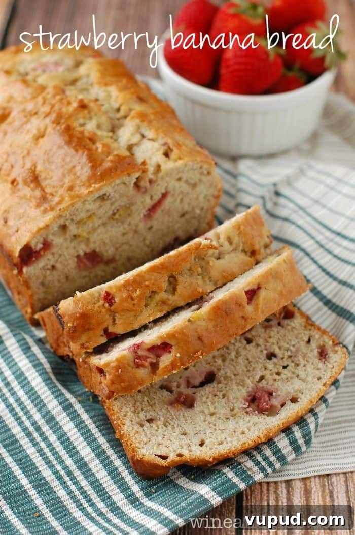 Strawberry Banana Bread Strawberry Banana Bread