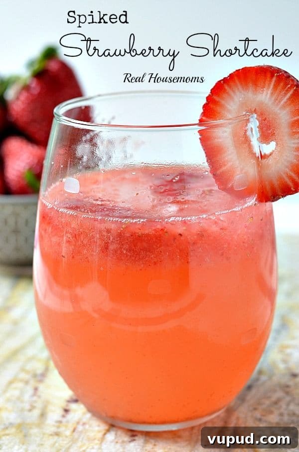 Spiked Strawberry Shortcake Spiked Strawberry Shortcake