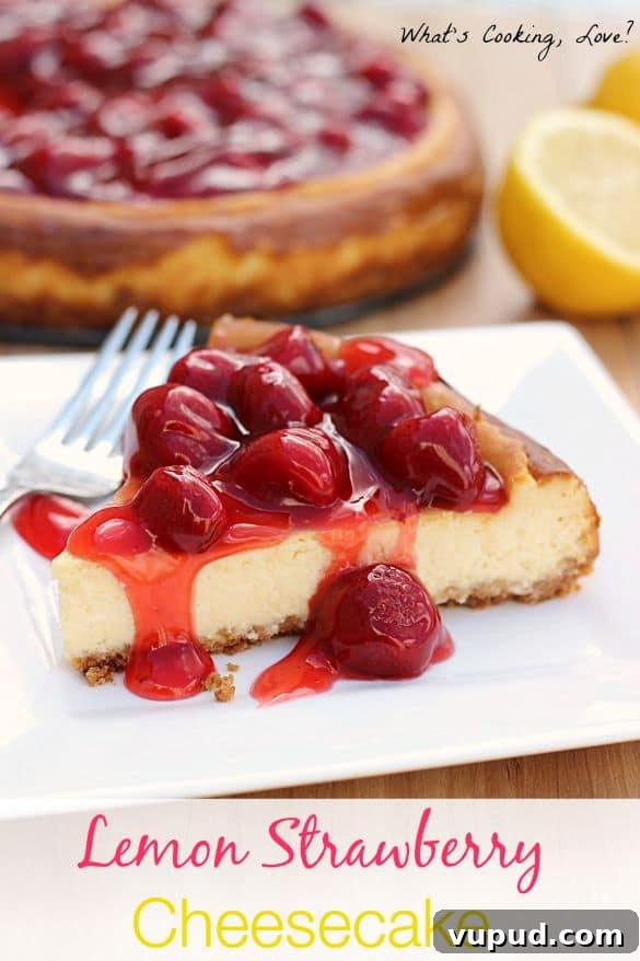 Lemon Strawberry Cheesecake Lemon Strawberry Cheesecake