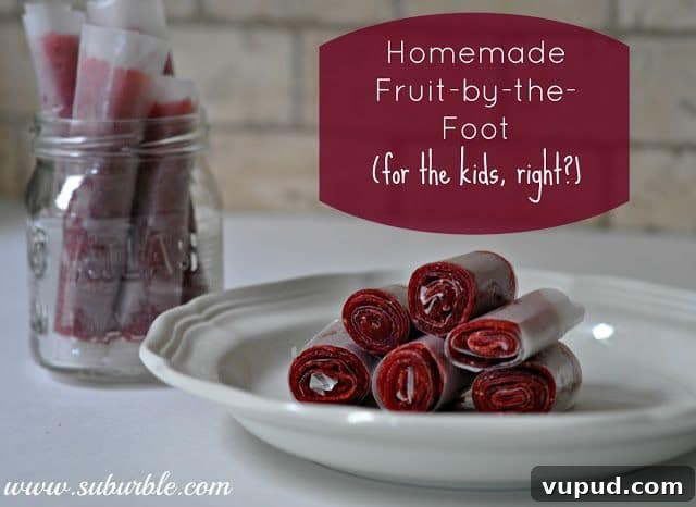 Homemade Fruit by the Foot Homemade Fruit by the Foot
